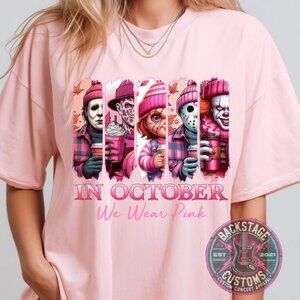 In October We Wear Pink Comfort Colors Tee